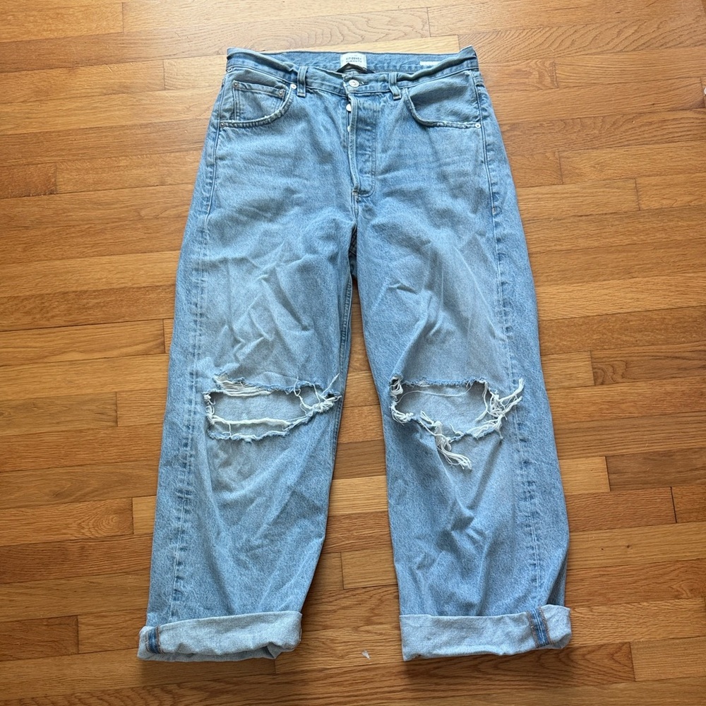 Citizens Of Humanity Ayla Baggy Boyfriend Jeans in Pagoda Sz 29